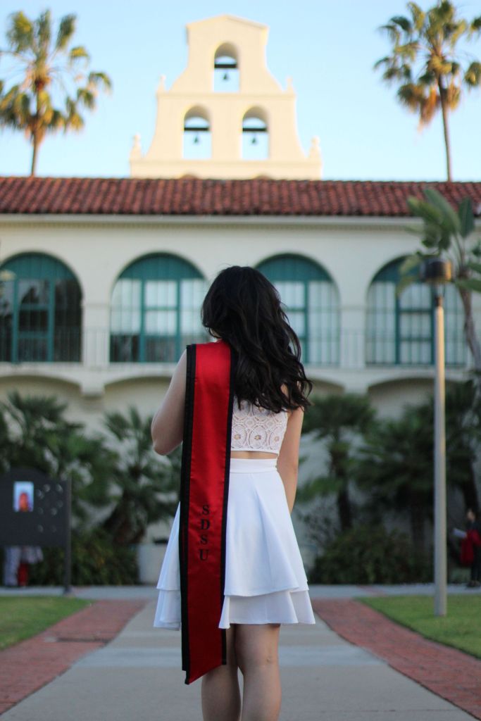 Graduation photo at SDSU.