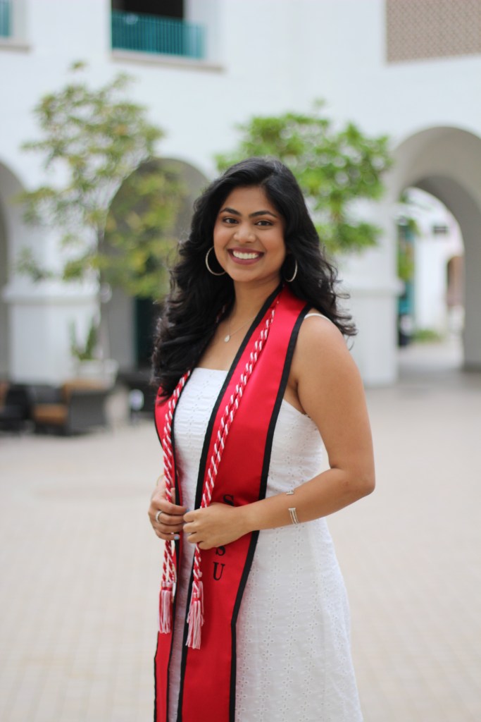 Graduation photo at SDSU.