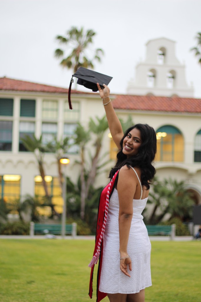 Graduation photo at SDSU.