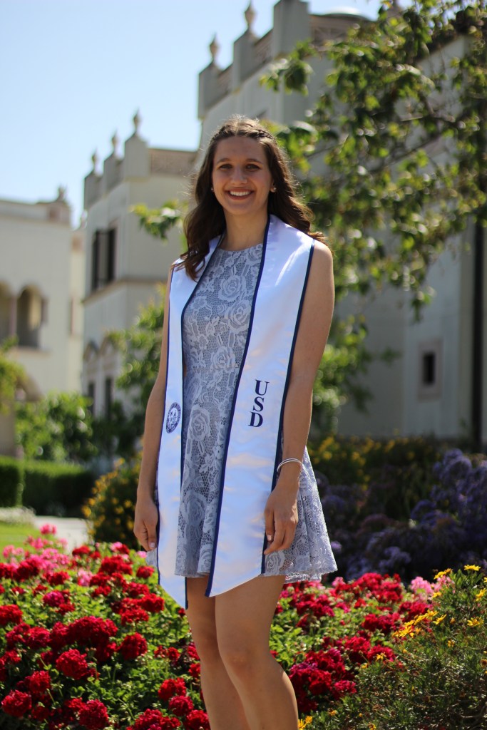 Graduation photo at USD.